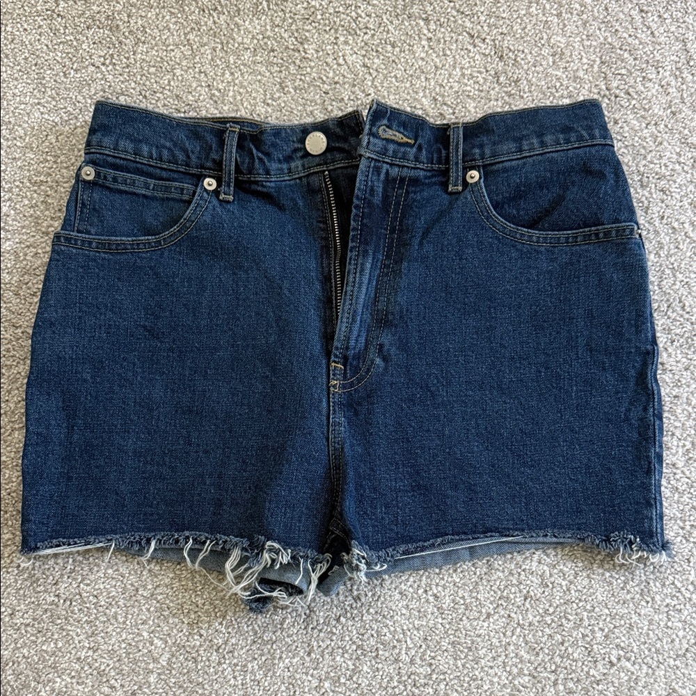 Everlane Dark Blue Jean Shorts